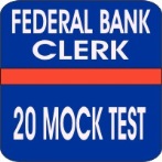 federal bank clerk mock test