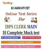 ibps clerk main mock test