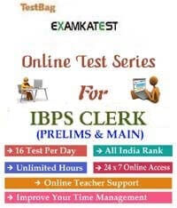 Ibps clerk online test series