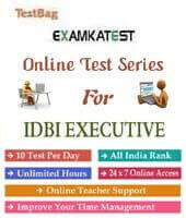 idbi bank executive online test