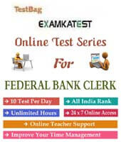 online mock test for federal bank