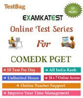 online test for comedk