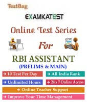 RBI Assistant exam mock test