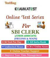SBI Clerk online Practice Test