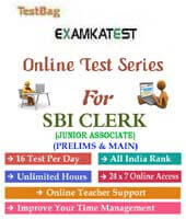 SBI Clerk Online Test Series